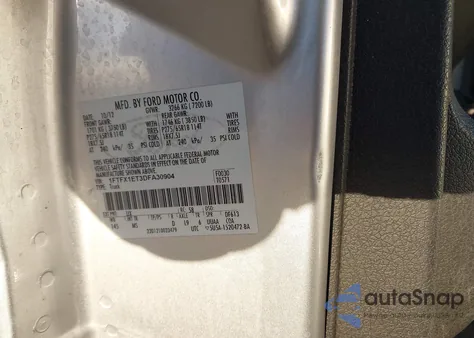 2013 Ford F-150 Xlt из США, поврежденный, VIN 1FTFX1ET3DFA30904